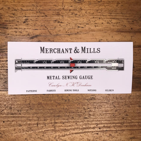 Merchant & Mills Metal Sewing Gauge - theweavingroom