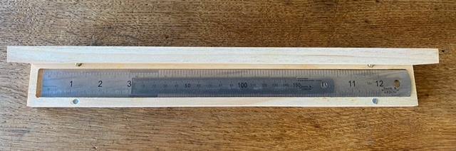 Smith & Arrow boxed set of two metal rulers - The Weaving Room